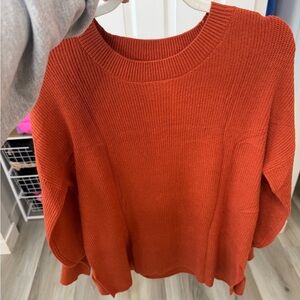 Cozy Orange Sweater
